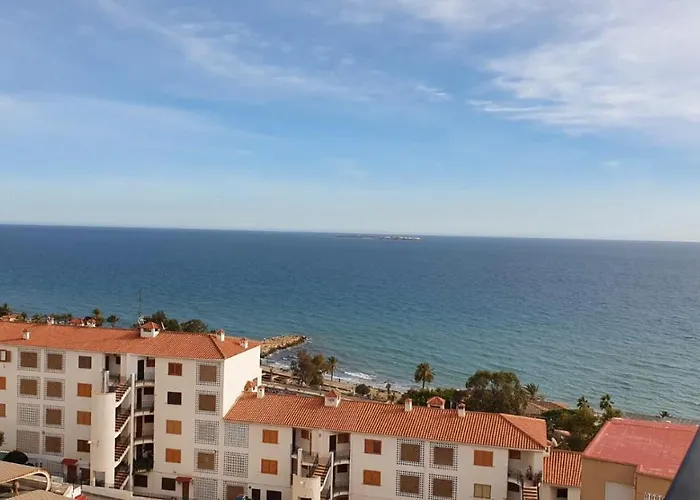 Mediterranean Beach Apartment 180º Sea & Island Views